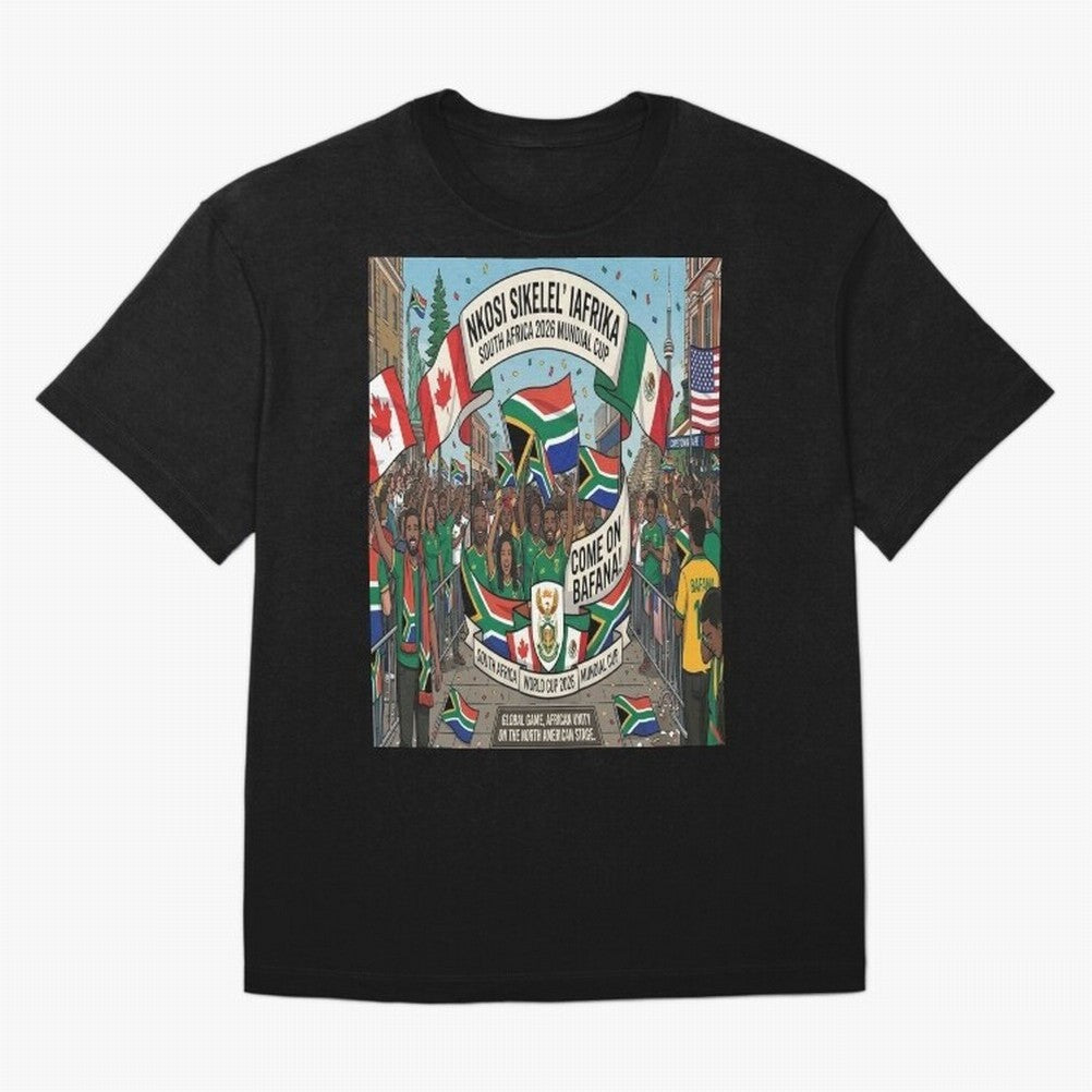 Soiuth Africa Classic T-Shirt Embrace FIFA World Cup 2026 Spirit, Highlighting Argentina, Haaland, Global Supporter Spirit, Legendary Goals, National Colors and Tournament Celebration; Ideal for Passionate Fans Who Love Underdog Stories, Superstar