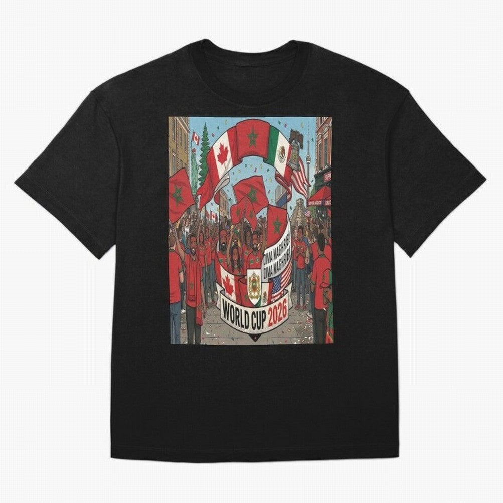 Morocco World Cup 2026 Classic T-Shirt Fuel Your Fan Pride for FIFA World Cup 2026 Group Stage for Fans of Messi, Neymar and Mbappe and Netherlands, Bringing Match Day Excitement, Supporter Culture, Golden Goals and Global Football Passion; Great