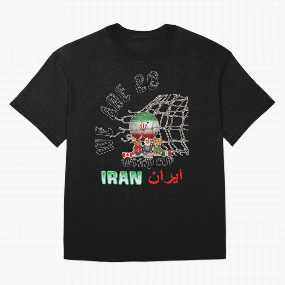 World cup 26 - Iran Classic T-Shirt Capture FIFA World Cup 2026 Group Stage Spirit, with Argentina, France and Brazil, CR7, Goal Celebration Energy, Supporter Heritage, Football Icons and Worldwide Tournament Joy; Perfect for Fans, Collectors,