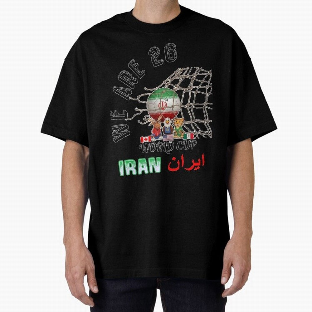 World cup 26 - Iran Classic T-Shirt Capture FIFA World Cup 2026 Group Stage Spirit, with Argentina, France and Brazil, CR7, Goal Celebration Energy, Supporter Heritage, Football Icons and Worldwide Tournament Joy; Perfect for Fans, Collectors,