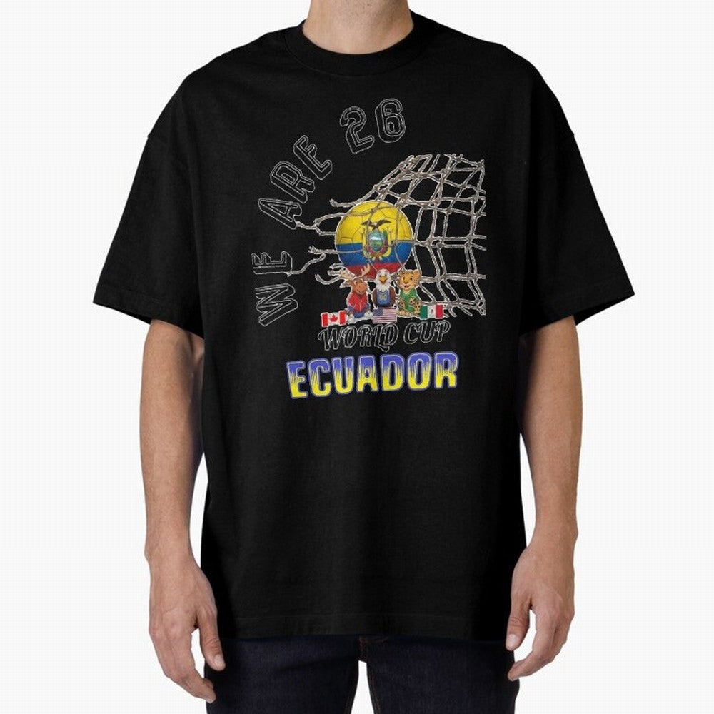 World cup 26 - Ecuador Classic T-Shirt Bring Legendary Rivalry Energy to Match Day Hype around FIFA World Cup 2026 USA Canada Mexico, Neymar, Haaland and Cristiano Ronaldo, Netherlands, Retro Football Energy, Iconic Rivalries, Trophy Chase Drama