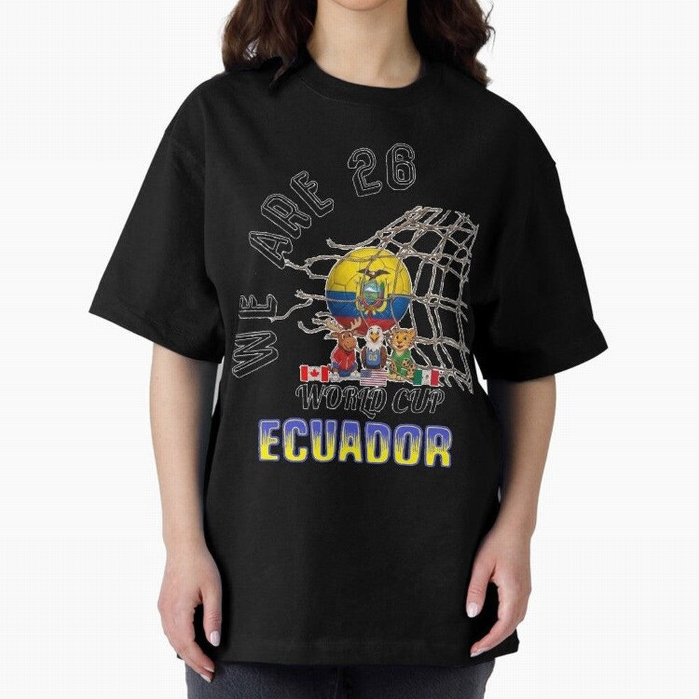 World cup 26 - Ecuador Classic T-Shirt Bring Legendary Rivalry Energy to Match Day Hype around FIFA World Cup 2026 USA Canada Mexico, Neymar, Haaland and Cristiano Ronaldo, Netherlands, Retro Football Energy, Iconic Rivalries, Trophy Chase Drama