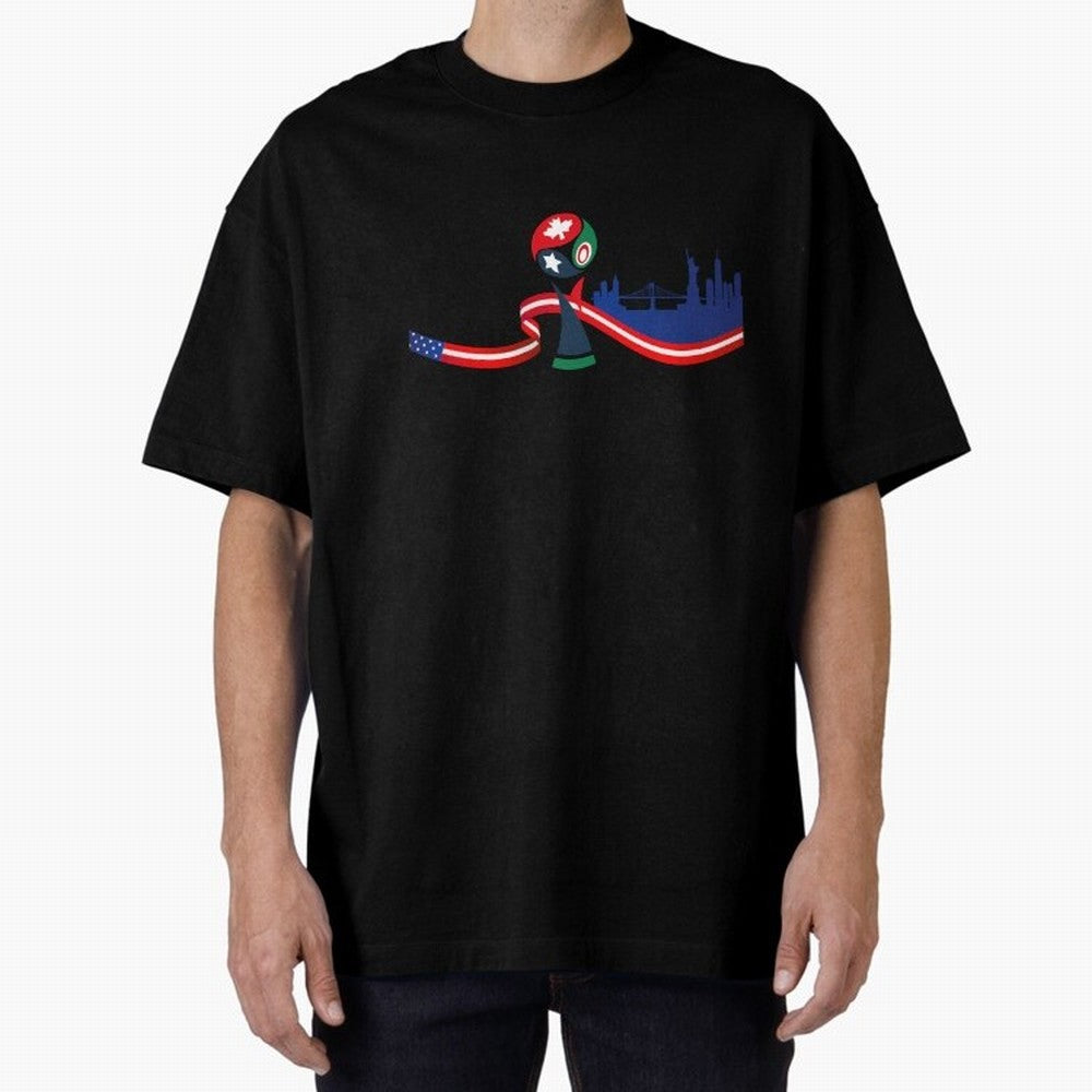 World Cup 2026 Team USA Classic T-Shirt Feel the Roar of FIFA World Cup 2026 Spirit, Centered on France, Neymar, Vintage Soccer Flavor, Modern Football Stars, National Flags and Final Night Emotion; Ideal for Football Dads, Football Moms, Friends,