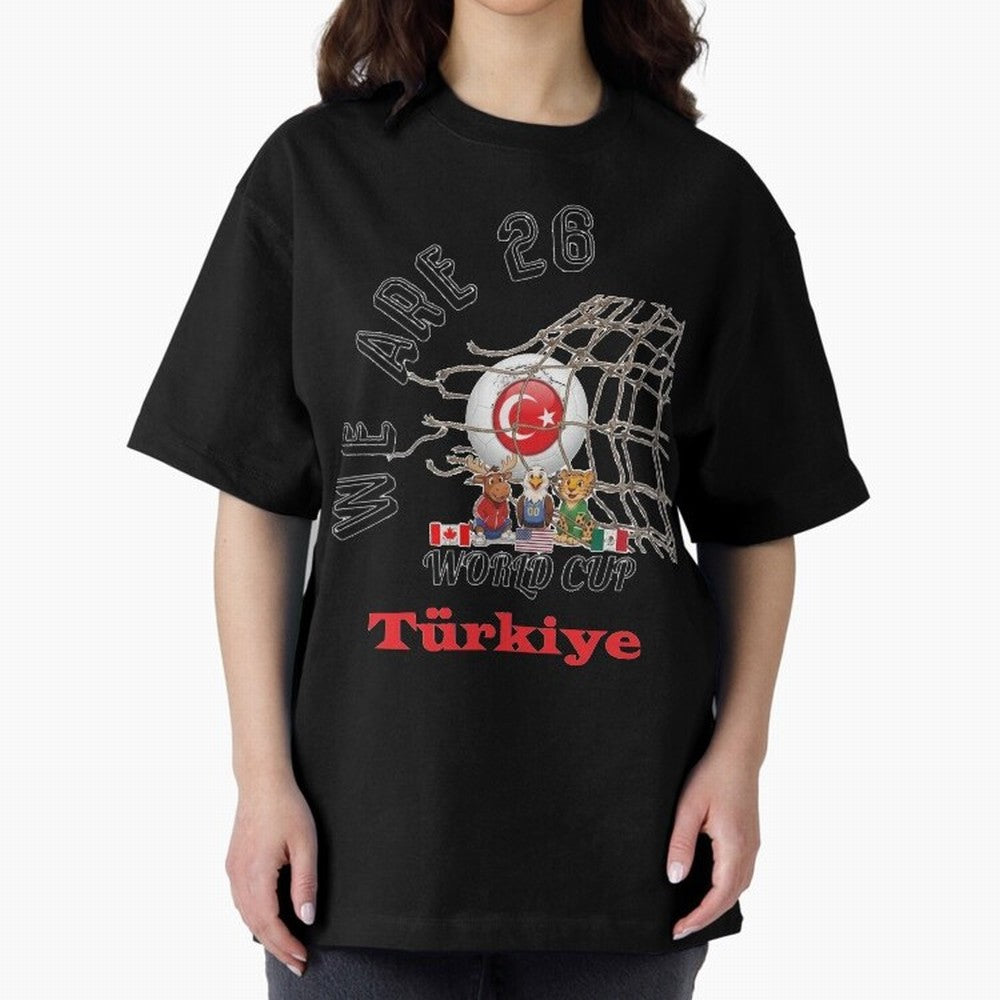 World cup 26 - Turkiye Classic T-Shirt Step into FIFA World Cup 2026 Group Stage Spirit, Capturing France and Portugal, Mbappe and Neymar, Stadium Chants, National Pride, Trophy Dreams and Unforgettable Football Memories; Great for Supporters Who