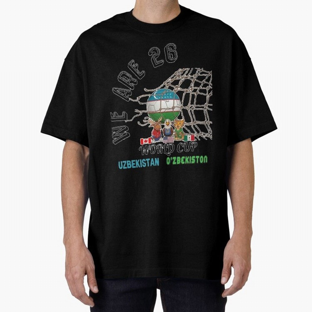 World cup 26 - Uzbekistan Classic T-Shirt Support Your Favorite Stars during FIFA World Cup 2026 USA Canada Mexico Spirit, Made for Portugal, Spain and Germany, Cristiano Ronaldo, Haaland and CR7, Sports Nostalgia, International Competition, Famous