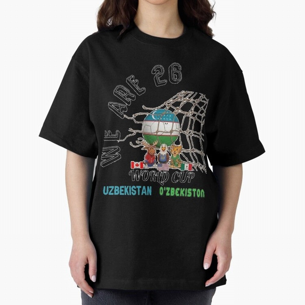 World cup 26 - Uzbekistan Classic T-Shirt Support Your Favorite Stars during FIFA World Cup 2026 USA Canada Mexico Spirit, Made for Portugal, Spain and Germany, Cristiano Ronaldo, Haaland and CR7, Sports Nostalgia, International Competition, Famous