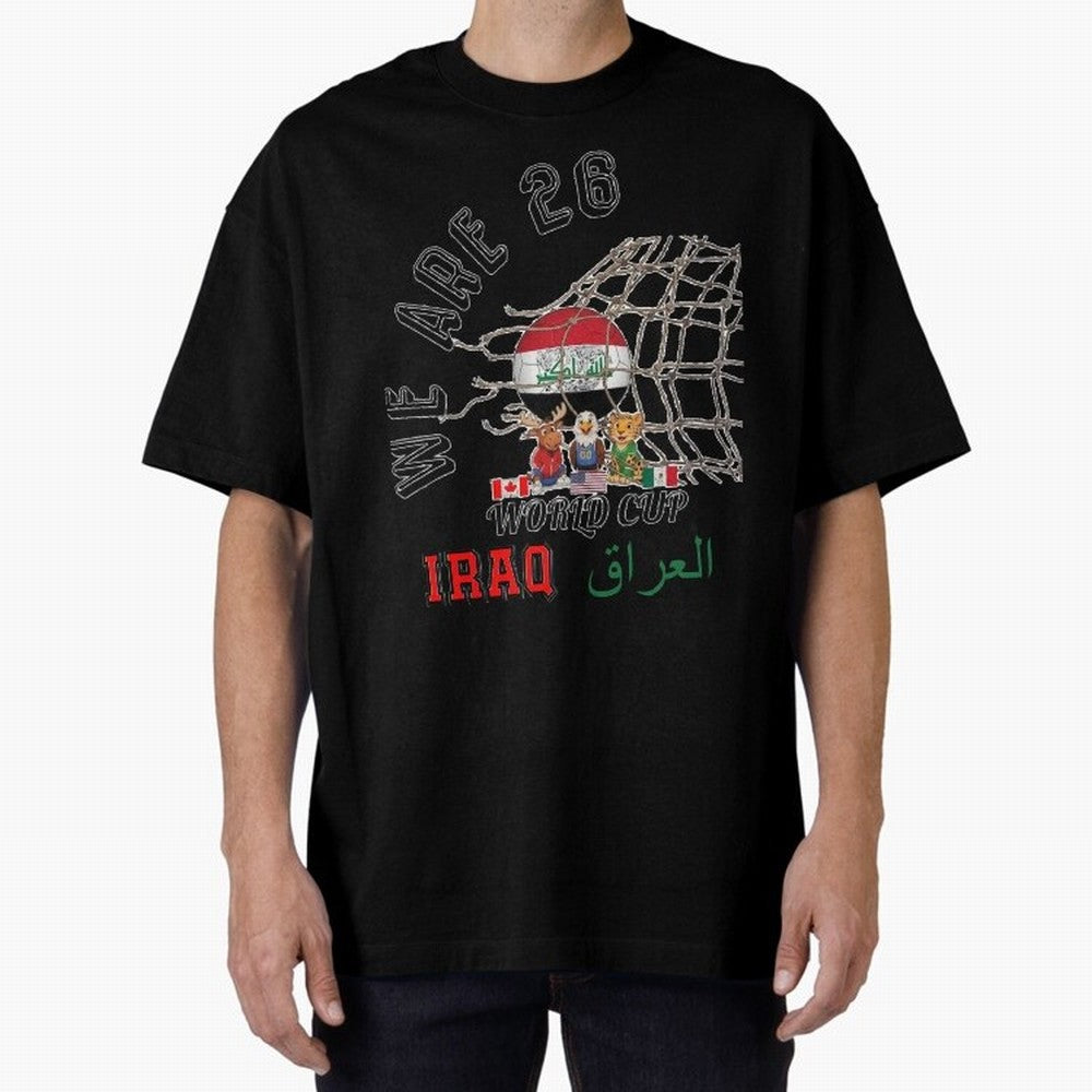 World cup 26 - Iraq Classic T-Shirt Support the Legends of FIFA World Cup 2026 Group Stage Spirit, Capturing France, Messi, CR7 and Mbappe, Worldwide Fan Energy, Dramatic Goals, Stadium Lights and Championship Celebrations; Perfect for People Who