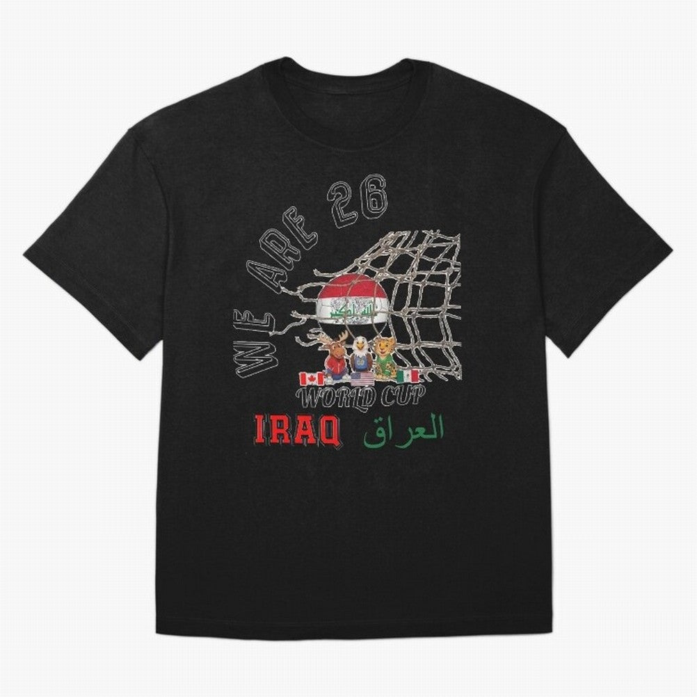 World cup 26 - Iraq Classic T-Shirt Support the Legends of FIFA World Cup 2026 Group Stage Spirit, Capturing France, Messi, CR7 and Mbappe, Worldwide Fan Energy, Dramatic Goals, Stadium Lights and Championship Celebrations; Perfect for People Who