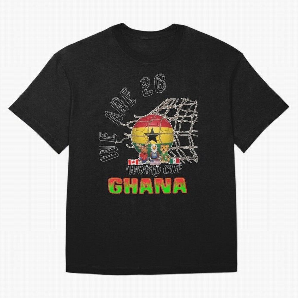 World cup 26 - Ghana Classic T-Shirt Represent FIFA World Cup 2026 USA Canada Mexico Celebrating Neymar, Spain and Netherlands Energy, Football Passion, Legendary Performances, Festival Vibes and Supporter Community; Perfect for People Who Love