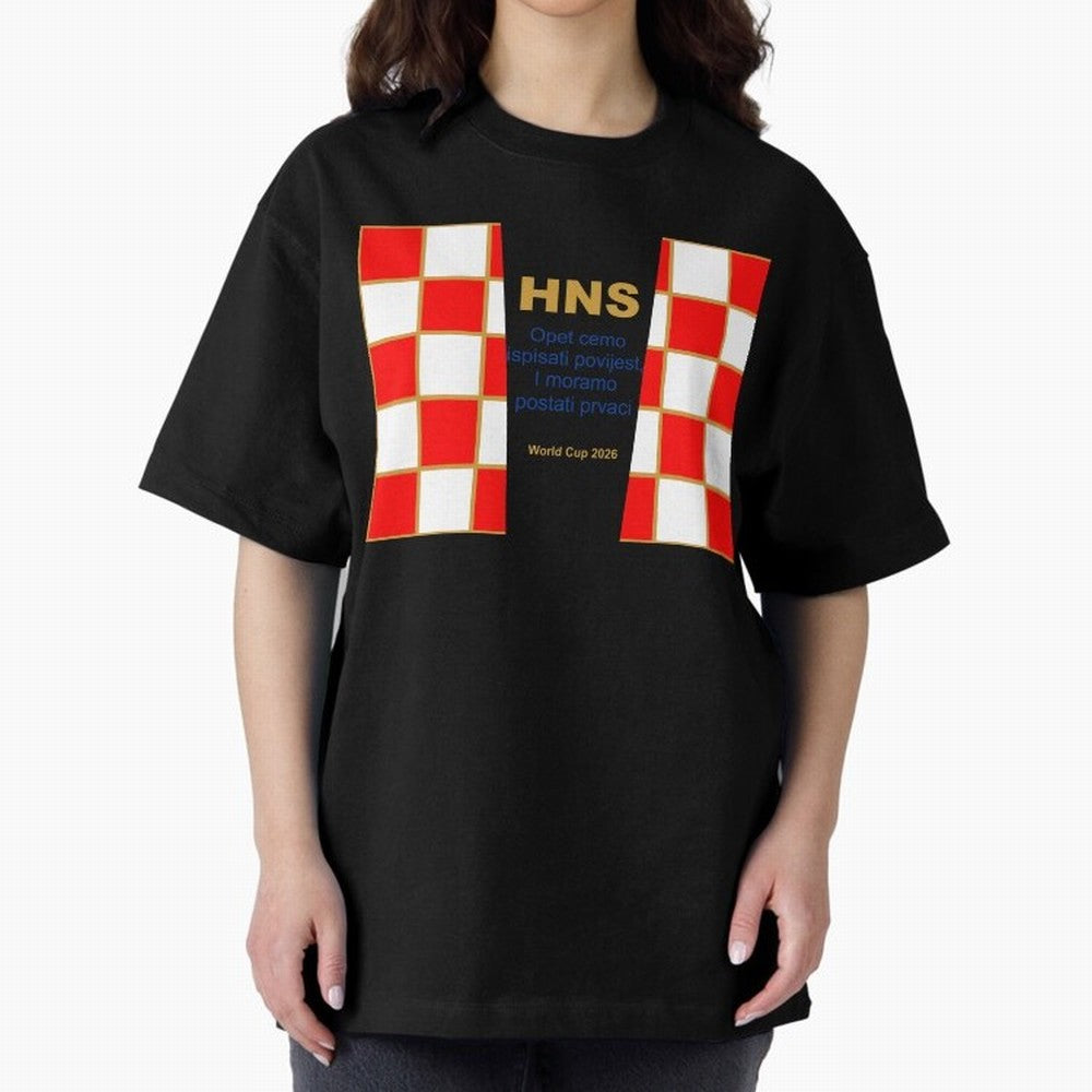 Croatia jersey with motto gold Classic T-Shirt Remember FIFA World Cup 2026 Group Stage for Fans of Messi and Cristiano Ronaldo and England, France and Netherlands, Bringing Retro Football Energy, Iconic Rivalries, Trophy Chase Drama and Stadium
