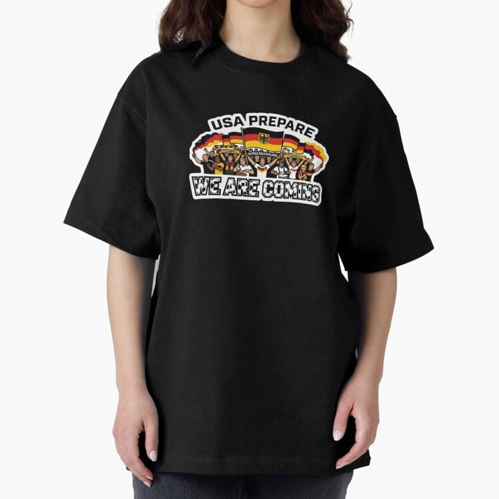 Germany Soccer Fans 2026 Sticker We Are Coming Classic T-Shirt Join Supporters Worldwide for the FIFA World Cup 2026 Journey through CR7 Highlights, England and Germany Pride, Global Supporter Spirit, Legendary Goals, National Colors and Tournament