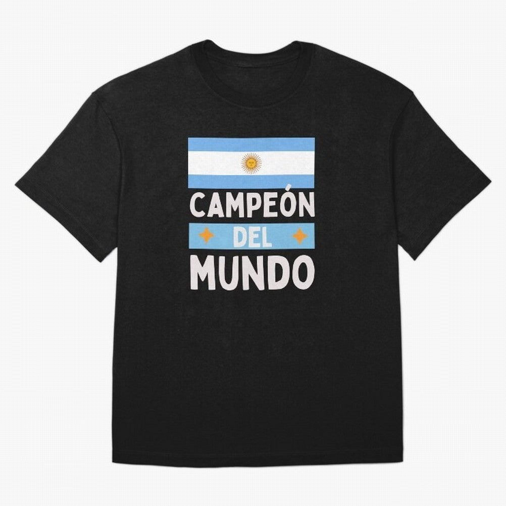 Argentina Campe¨®n del Mundo Classic T-Shirt Enjoy the Biggest Football Party of FIFA World Cup 2026 USA Canada Mexico for Fans of Messi and Argentina and Brazil, Bringing Sports Nostalgia, International Competition, Famous Players and