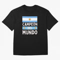 Argentina Campe¨®n del Mundo Classic T-Shirt Enjoy the Biggest Football Party of FIFA World Cup 2026 USA Canada Mexico for Fans of Messi and Argentina and Brazil, Bringing Sports Nostalgia, International Competition, Famous Players and