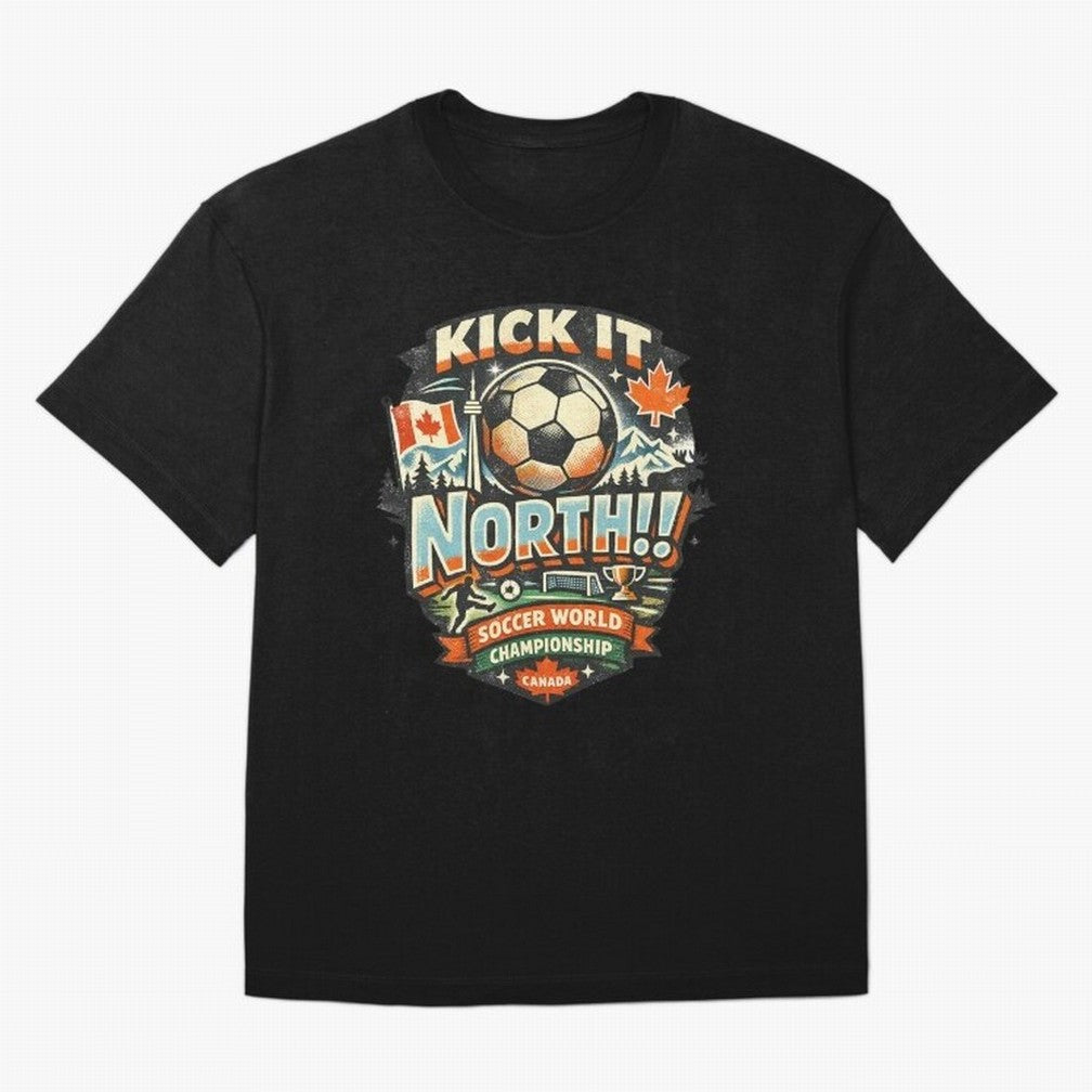 World Championship Canada Classic T-Shirt Capture Stadium Memories from Match Day Hype around FIFA World Cup 2026 Group Stage, Neymar, Haaland and Cristiano Ronaldo, England, Vintage Soccer Flavor, Modern Football Stars, National Flags and Final