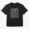 Sixteen Stadiums for 2026 World Cup Classic T-Shirt Join the Global Buzz around Match Day Hype around FIFA World Cup 2026, CR7 and Messi, England, France and Netherlands, Championship Spirit, Famous Goals, Roaring Crowds and International Football