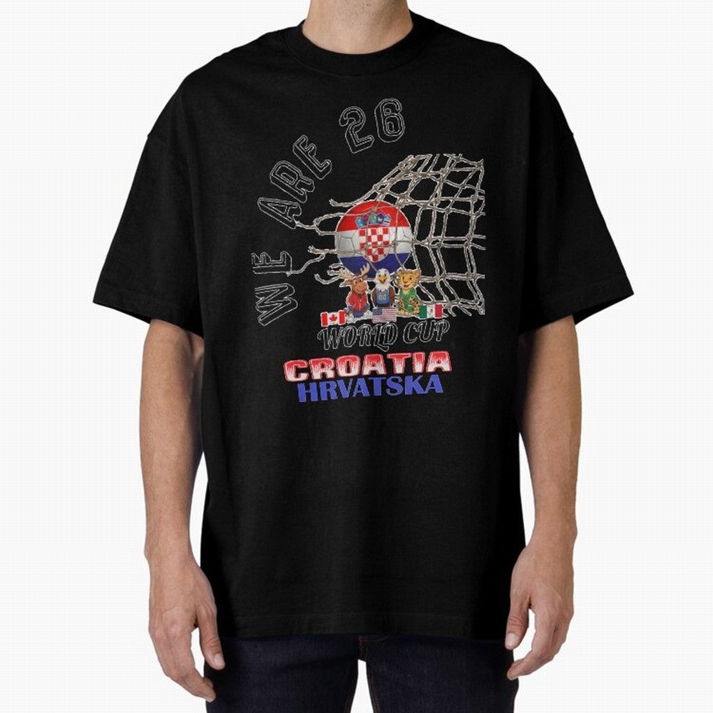 World cup 26 - Croatia Classic T-Shirt Live the Energy of the FIFA World Cup 2026 USA Canada Mexico Journey through Cristiano Ronaldo Highlights, Spain Pride, Football Festival Excitement, Trophy Ambitions, Country Rivalries and Star Player Buzz;