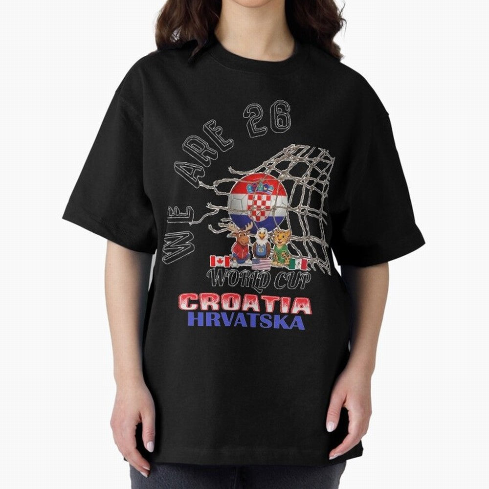World cup 26 - Croatia Classic T-Shirt Live the Energy of the FIFA World Cup 2026 USA Canada Mexico Journey through Cristiano Ronaldo Highlights, Spain Pride, Football Festival Excitement, Trophy Ambitions, Country Rivalries and Star Player Buzz;