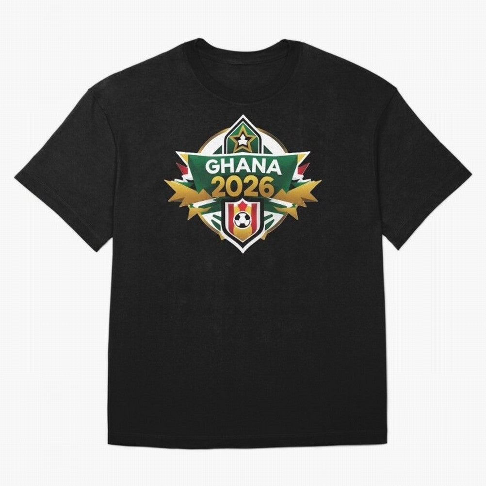Ghana WC 2026 Classic T-Shirt Celebrate the Next Chapter of Global Football Passion for FIFA World Cup 2026 USA Canada Mexico, with Haaland, Portugal, Global Supporter Spirit, Legendary Goals, National Colors and Tournament Celebration; Ideal for