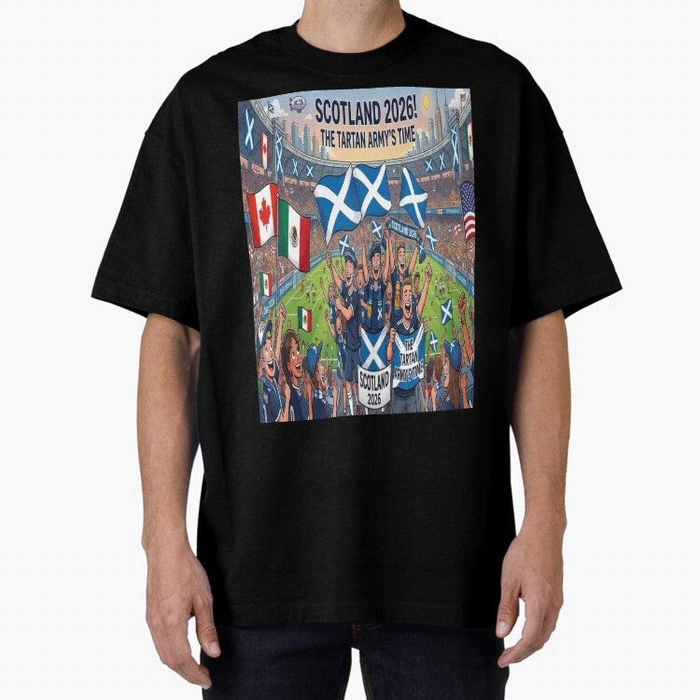 Scotland World Cup 2026 - Stadium Classic T-Shirt Celebrate Fan Favorites in FIFA World Cup 2026 USA Canada Mexico for Fans of Cristiano Ronaldo, Haaland and CR7 and England, Bringing Champion Mindset, Group Stage Buzz, Knockout Tension and