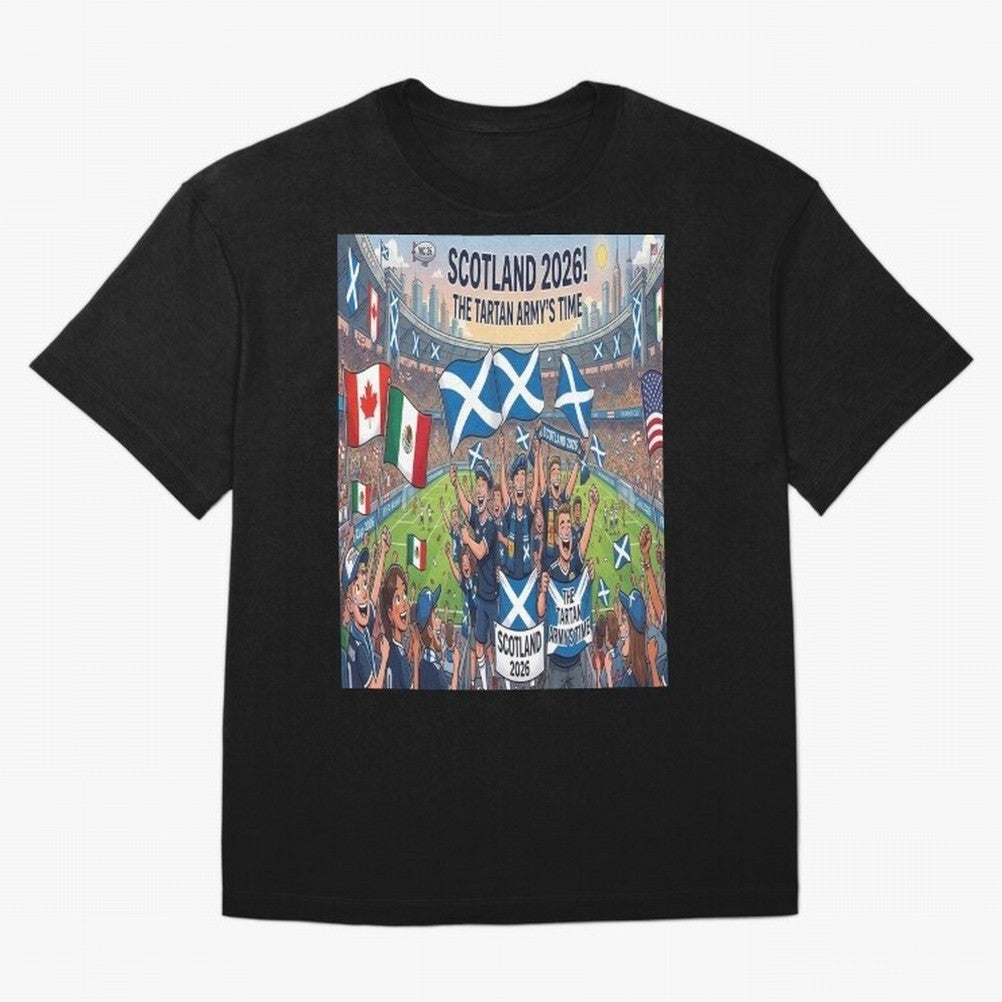 Scotland World Cup 2026 - Stadium Classic T-Shirt Celebrate Fan Favorites in FIFA World Cup 2026 USA Canada Mexico for Fans of Cristiano Ronaldo, Haaland and CR7 and England, Bringing Champion Mindset, Group Stage Buzz, Knockout Tension and