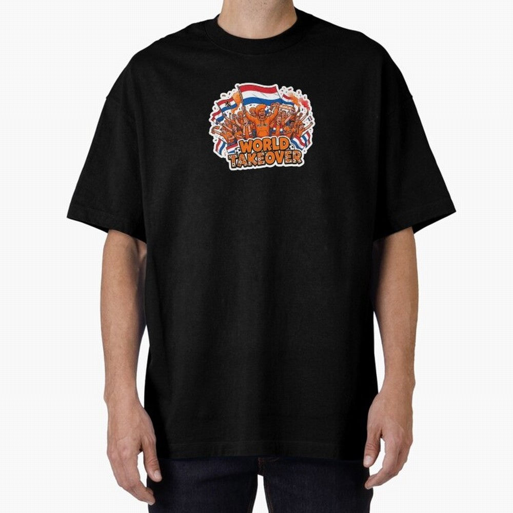 Netherlands Soccer Fans Orange Power Sticker 2026 Football Supporters Classic T-Shirt Relive FIFA World Cup 2026 Group Stage Connected to Neymar, Haaland and Cristiano Ronaldo, England Energy, Supporter Pride, Iconic Celebrations, Legendary Names