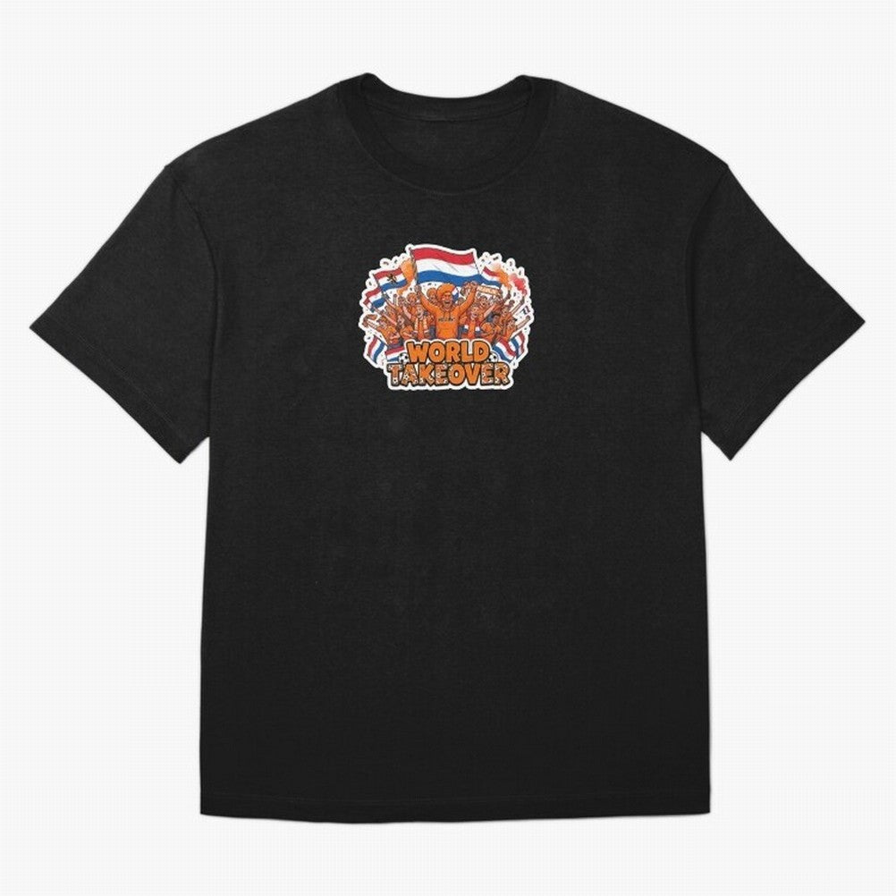 Netherlands Soccer Fans Orange Power Sticker 2026 Football Supporters Classic T-Shirt Relive FIFA World Cup 2026 Group Stage Connected to Neymar, Haaland and Cristiano Ronaldo, England Energy, Supporter Pride, Iconic Celebrations, Legendary Names
