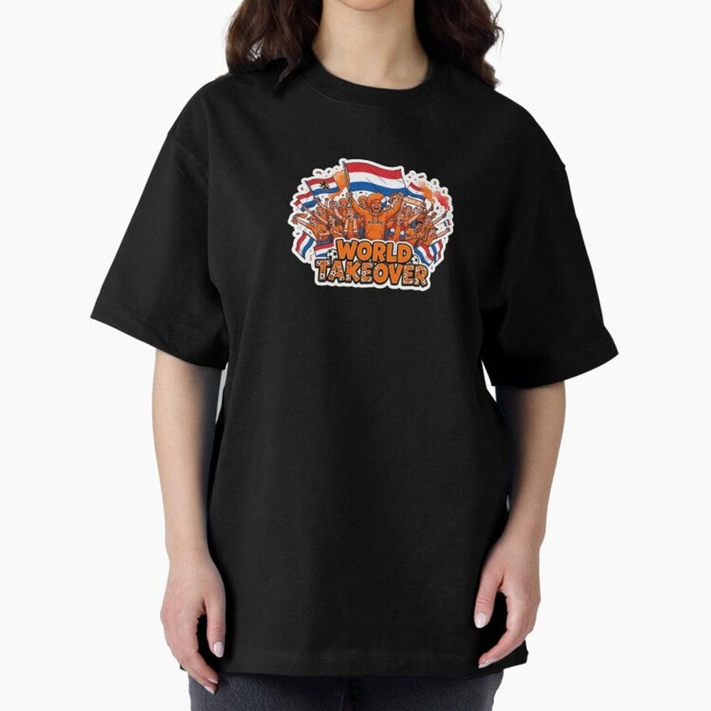 Netherlands Soccer Fans Orange Power Sticker 2026 Football Supporters Classic T-Shirt Relive FIFA World Cup 2026 Group Stage Connected to Neymar, Haaland and Cristiano Ronaldo, England Energy, Supporter Pride, Iconic Celebrations, Legendary Names