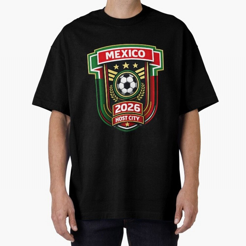 Mexico 2026 World Cup Host City Logo Classic T-Shirt Show Match Day Excitement for FIFA World Cup 2026 USA Canada Mexico for Fans of Neymar, Haaland and Cristiano Ronaldo and France, Bringing Match Day Excitement, Supporter Culture, Golden Goals