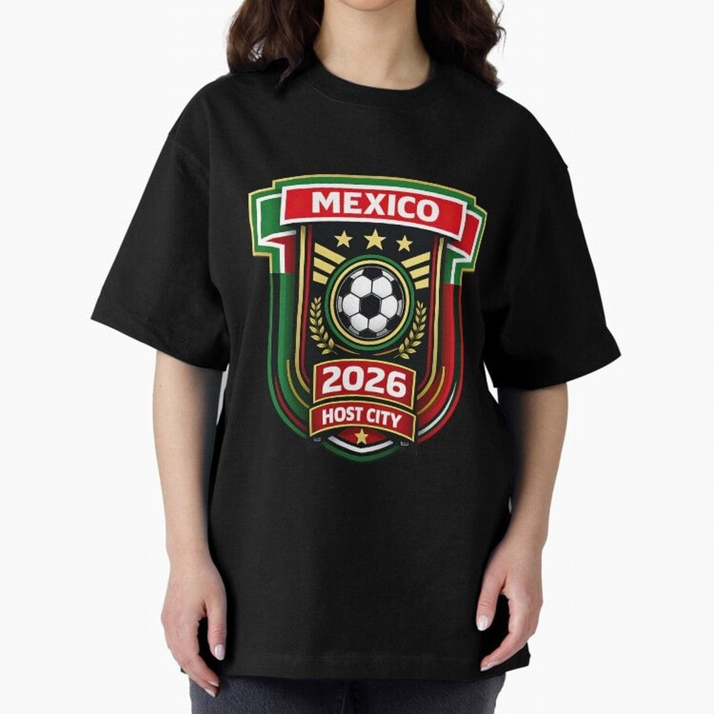Mexico 2026 World Cup Host City Logo Classic T-Shirt Show Match Day Excitement for FIFA World Cup 2026 USA Canada Mexico for Fans of Neymar, Haaland and Cristiano Ronaldo and France, Bringing Match Day Excitement, Supporter Culture, Golden Goals
