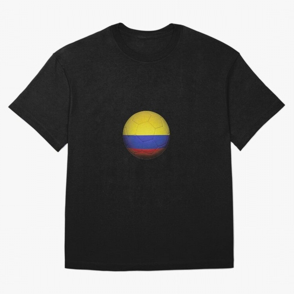 Colombia Ball Classic T-Shirt Honor Champions and Dreams in FIFA World Cup 2026 Made for Haaland and Mbappe, England, France and Netherlands Energy, Football Festival Excitement, Trophy Ambitions, Country Rivalries and Star Player Buzz; Ideal for
