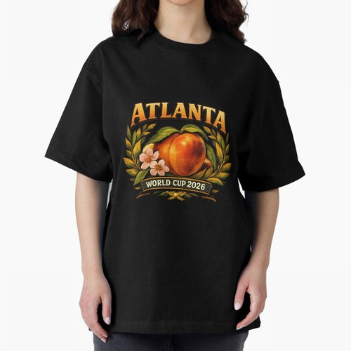 Atlanta 2026 World Cup Host City ¡ª Georgia Peach Laurel Wreath Classic T-Shirt Spotlight Match Day Hype around FIFA World Cup 2026 Group Stage, Messi, Brazil, Retro Football Energy, Iconic Rivalries, Trophy Chase Drama and Stadium Atmosphere;