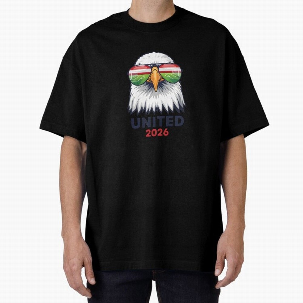 USA - World Cup 2026 Classic T-Shirt Keep the Match Day Mood of Global Football Passion for FIFA World Cup 2026 USA Canada Mexico, Capturing Messi, Neymar and Mbappe, France and Portugal, Championship Spirit, Famous Goals, Roaring Crowds and