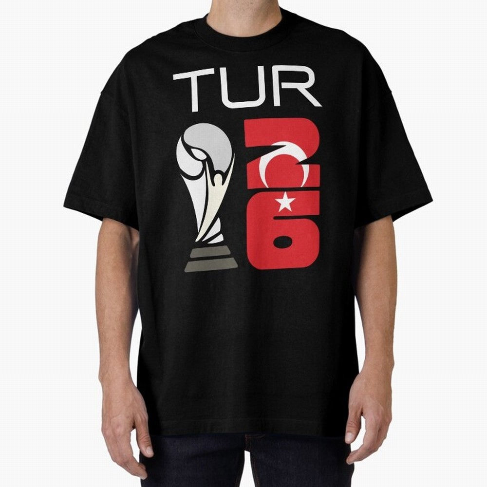 Turkey 2026 Soccer World Cup Trophy Turkish Flag Design Classic T-Shirt Bring FIFA World Cup 2026 Group Stage Made for Cristiano Ronaldo, England and Germany Energy, Football Passion, Legendary Performances, Festival Vibes and Supporter Community;