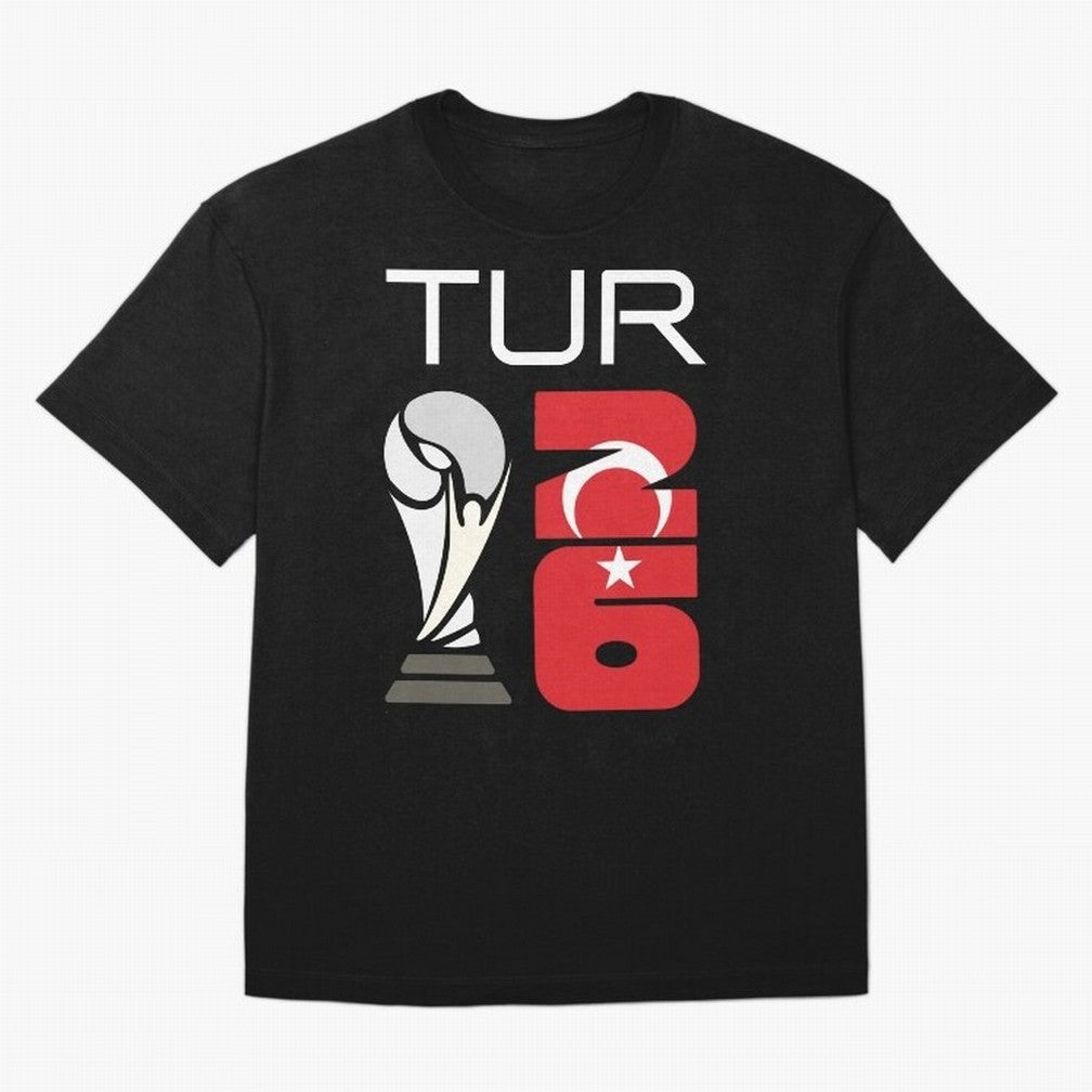 Turkey 2026 Soccer World Cup Trophy Turkish Flag Design Classic T-Shirt Bring FIFA World Cup 2026 Group Stage Made for Cristiano Ronaldo, England and Germany Energy, Football Passion, Legendary Performances, Festival Vibes and Supporter Community;
