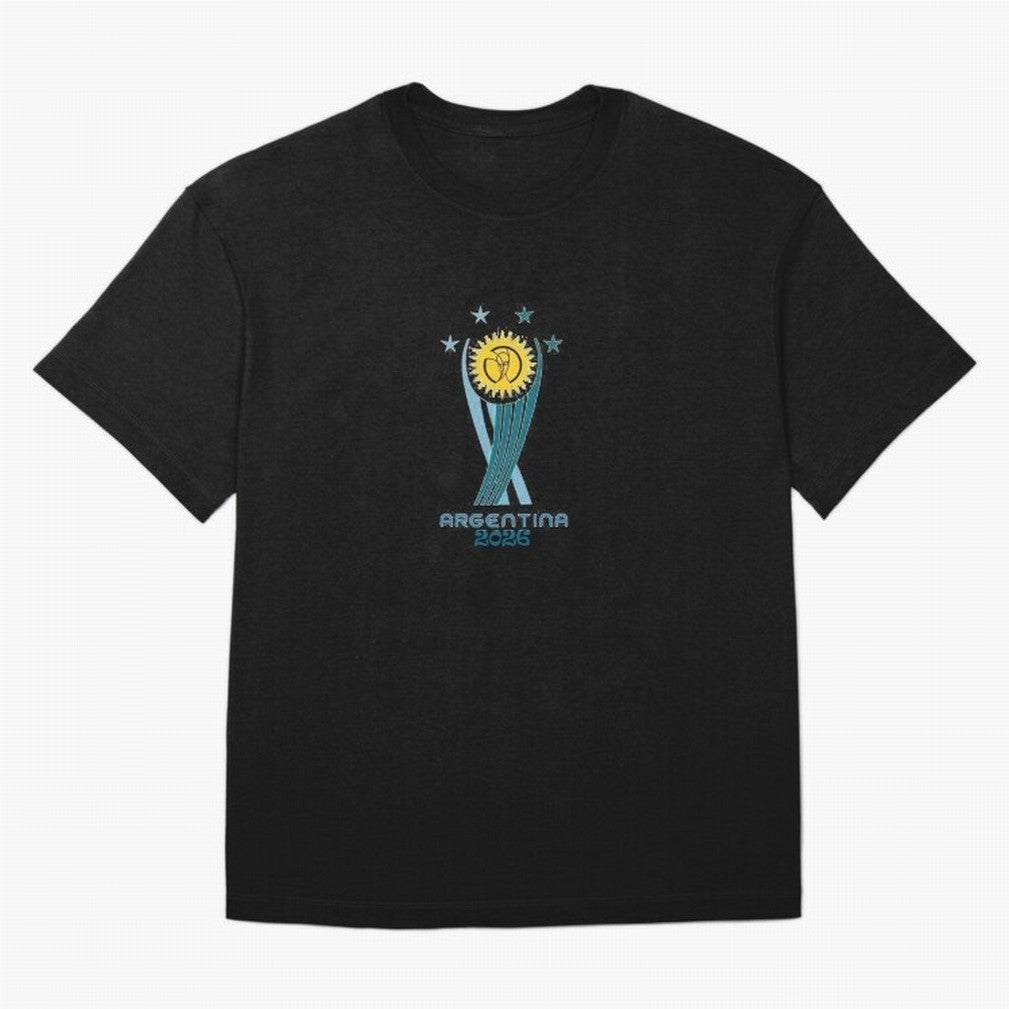 Argentina 2026 Football World Cup Emblem T-Shirt Classic T-Shirt Represent Fans Who Live for FIFA World Cup 2026 USA Canada Mexico Spirit, Built around Argentina and Brazil, Haaland, Fan Favorite Moments, National Team Passion, Big Match Drama and