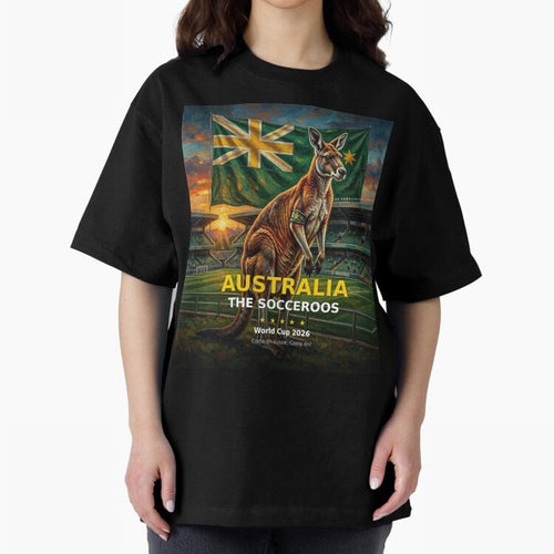Australia Socceroos - World Cup 2026 Soccer Fan Tee Classic T-Shirt Showcase FIFA World Cup 2026 USA Canada Mexico Spirit, Centered on Germany, Mbappe and Neymar, Vintage Soccer Flavor, Modern Football Stars, National Flags and Final Night Emotion;