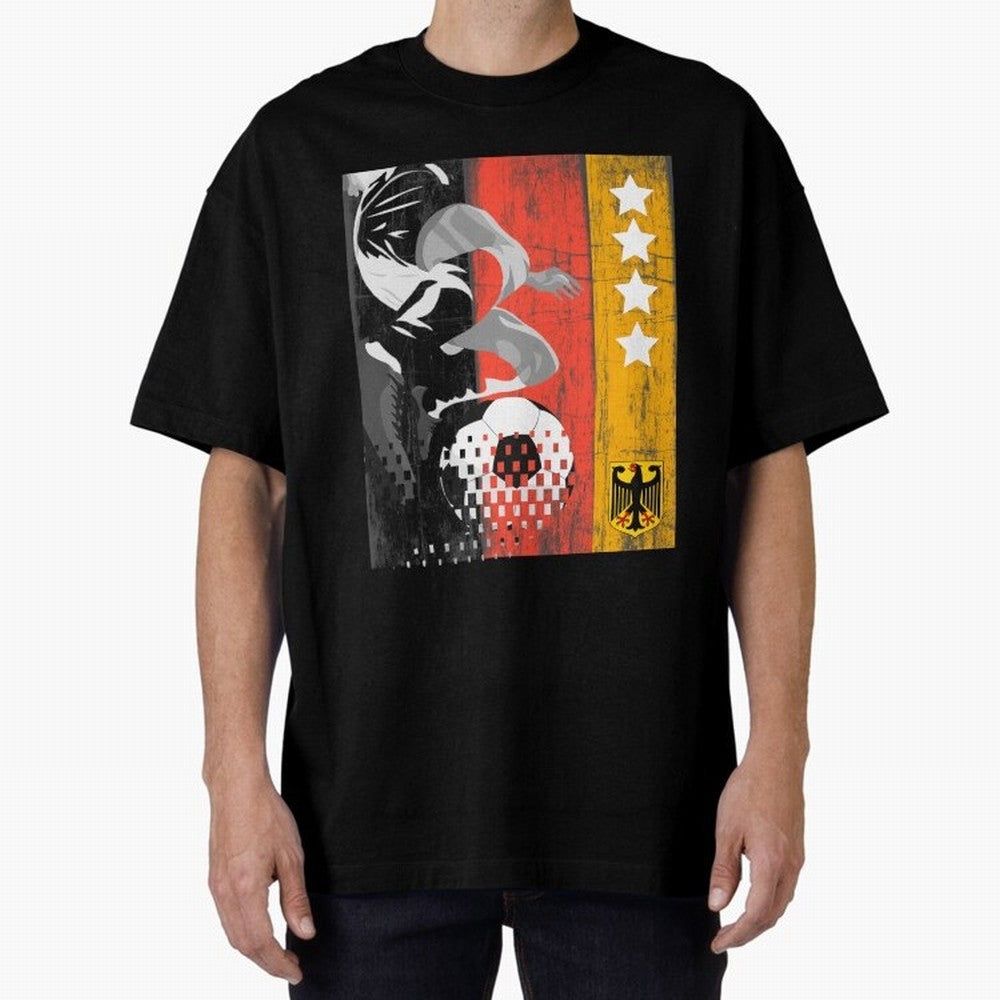 Fan Design Germany 2026 Classic T-Shirt Follow the Final Road of Global Football Passion for FIFA World Cup 2026 Group Stage, Centered on Messi, Neymar and Mbappe, England and Germany, Sports Nostalgia, International Competition, Famous Players and