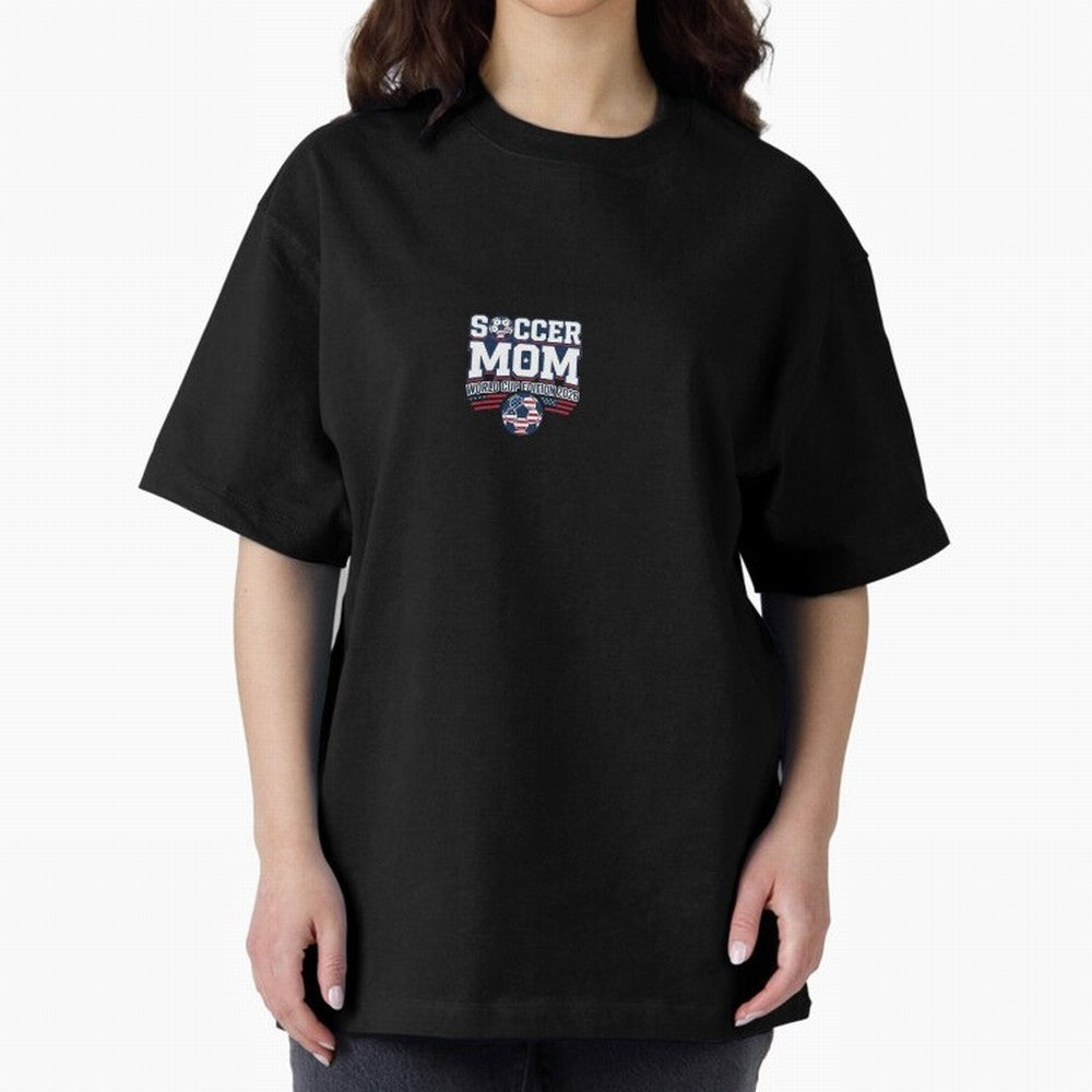 Soccer Mom World Cup Bold Text | 2026 Football Mom Classic T-Shirt Back the Journey through FIFA World Cup 2026 Spirit, Celebrating England, France and Netherlands, Messi, Goal Celebration Energy, Supporter Heritage, Football Icons and Worldwide