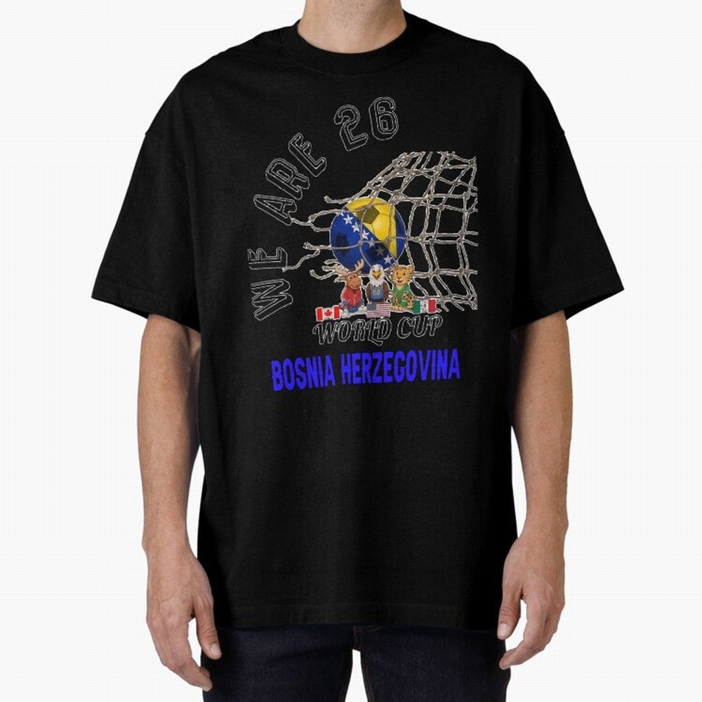 World cup 26 - Bosnia and Herzegovina Classic T-Shirt Live the Energy of Match Day Hype around FIFA World Cup 2026 Group Stage, Messi, Neymar and Mbappe, England and Germany, Champion Mindset, Group Stage Buzz, Knockout Tension and Passionate Fan