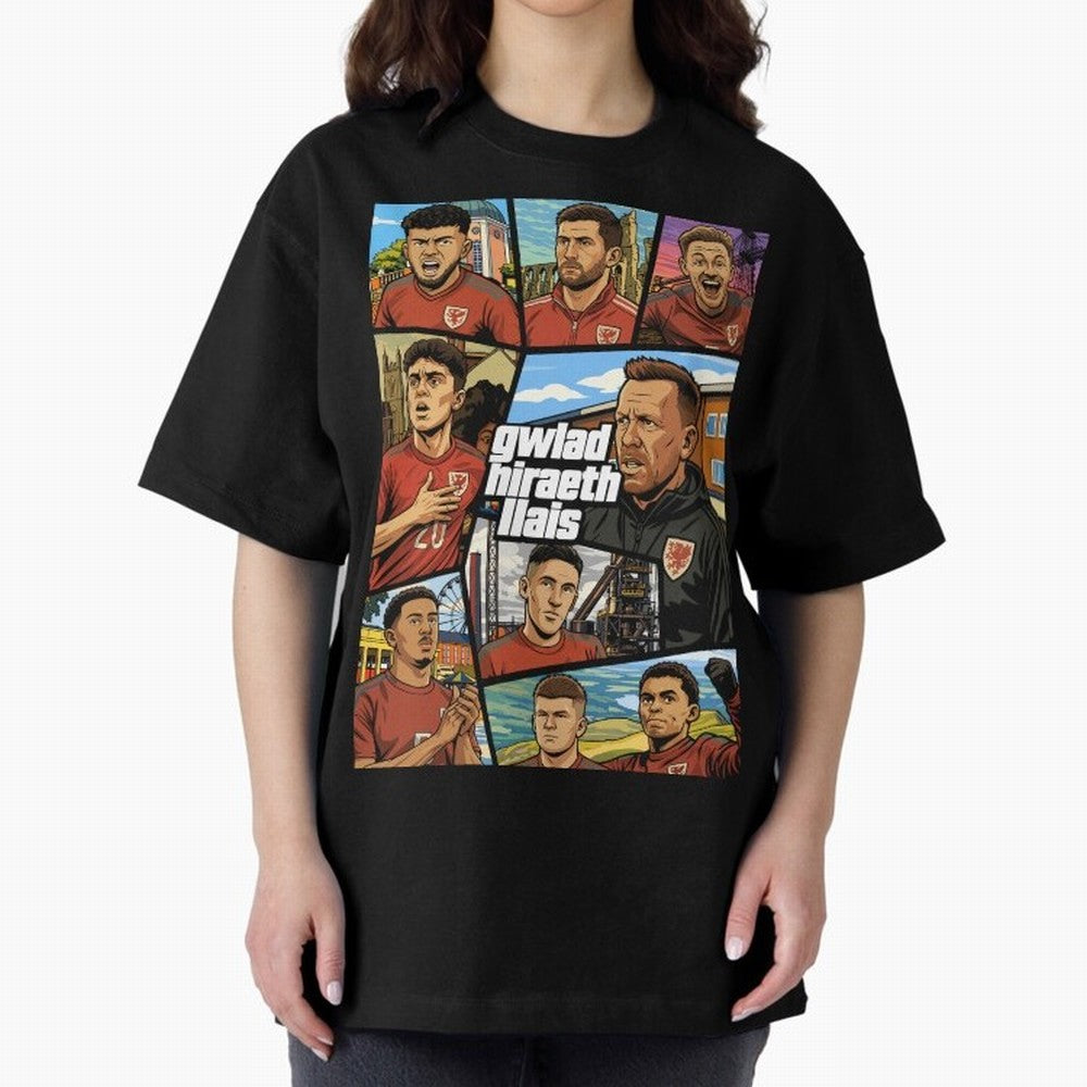 GTA Cymru Classic T-Shirt Show Love for Legendary Goals in the FIFA World Cup 2026 Group Stage Journey through Neymar Highlights, France and Portugal Pride, Vintage Soccer Flavor, Modern Football Stars, National Flags and Final Night Emotion; Made