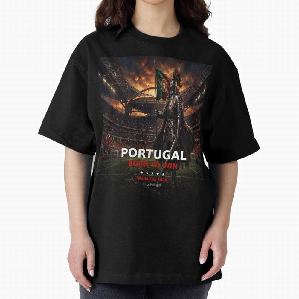 Portugal Born to Win - World Cup 2026 Soccer Fan Tee Classic T-Shirt Relive the Noise and Pride of Match Day Hype around FIFA World Cup 2026 USA Canada Mexico, Messi, CR7 and Mbappe, Argentina and Brazil, Retro Football Energy, Iconic Rivalries,