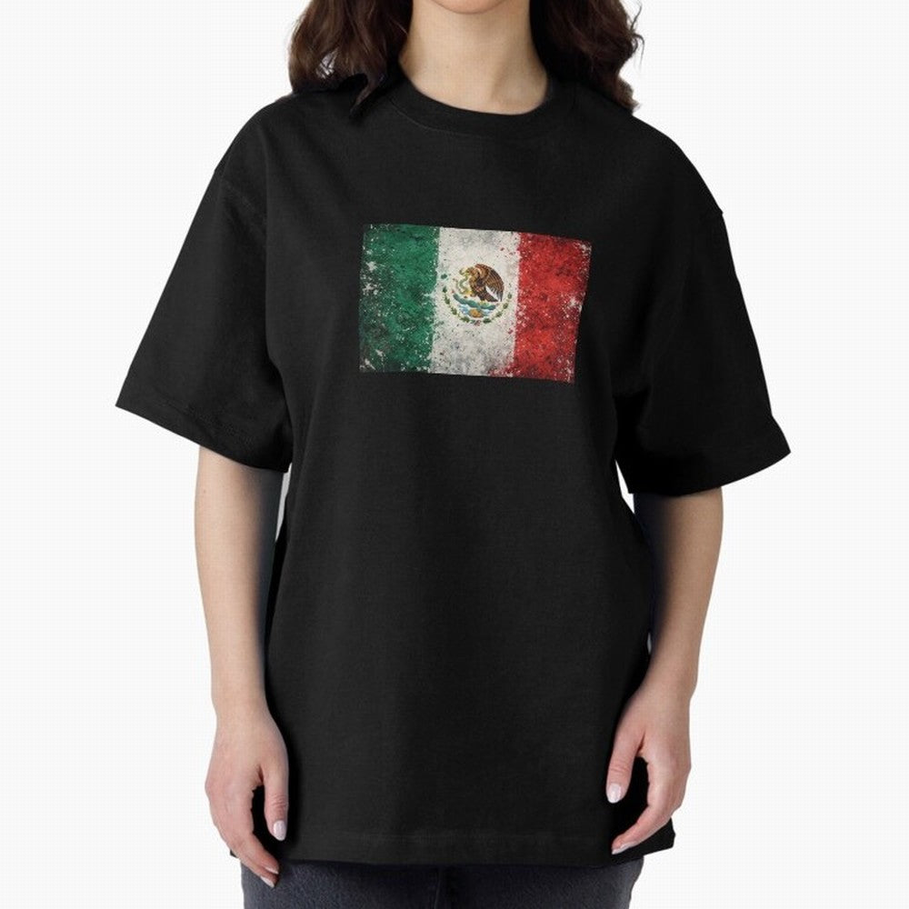 Mexico World Cup Flag ¨C Grunge Football Art Classic T-Shirt Celebrate Unforgettable Nights in Match Day Hype around FIFA World Cup 2026 Group Stage, Mbappe, England and Germany, Vintage Soccer Flavor, Modern Football Stars, National Flags and