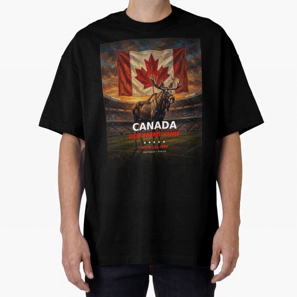Canada Our Home Turf - World Cup 2026 Soccer Fan Tee Classic T-Shirt Show Match Day Excitement for FIFA World Cup 2026 Group Stage Spirit, Inspired by Brazil, Portugal and Argentina, Cristiano Ronaldo, Haaland and CR7, Championship Spirit, Famous