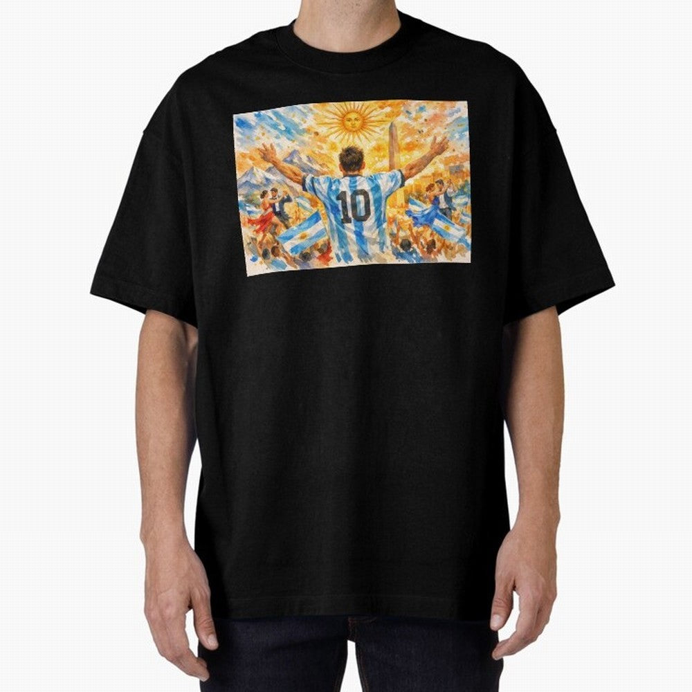 Spectacular Celebration in Argentina Soccer Vibes 2026 Classic T-Shirt Follow Every Goal of FIFA World Cup 2026 USA Canada Mexico for Fans of CR7 and England, France and Netherlands, Bringing Championship Spirit, Famous Goals, Roaring Crowds and