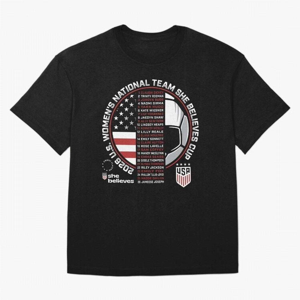 She Believes Cup Champions U.S. Women¡¯s National Soccer Team 2026 Classic T-Shirt Celebrate the Biggest Stage of FIFA World Cup 2026 Highlighting Neymar, Haaland and Cristiano Ronaldo, Netherlands Energy, Football History, Final Match Energy,
