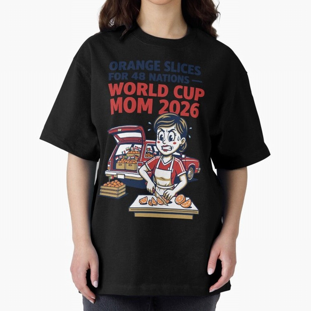 Orange Slices for 48 Nations World Cup Mom V1 Classic T-Shirt Back the Journey through FIFA World Cup 2026 USA Canada Mexico Inspired by Haaland, Germany Energy, Global Supporter Spirit, Legendary Goals, National Colors and Tournament Celebration;