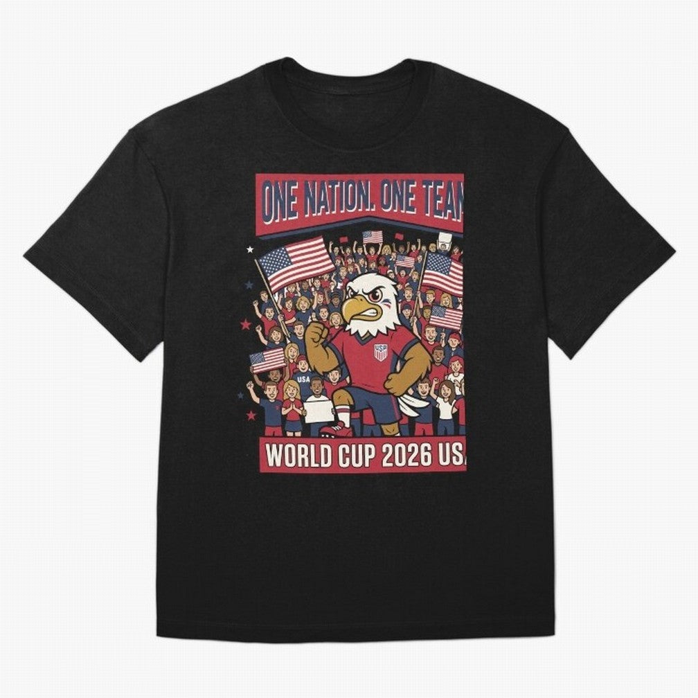 One Nation One Team ¡ª World Cup 2026 USA Classic T-Shirt Bring Stadium Energy to FIFA World Cup 2026 Spirit, with Netherlands, Messi, Stadium Memories, Football Loyalty, International Chants and Championship Tradition; Great for Supporters Who
