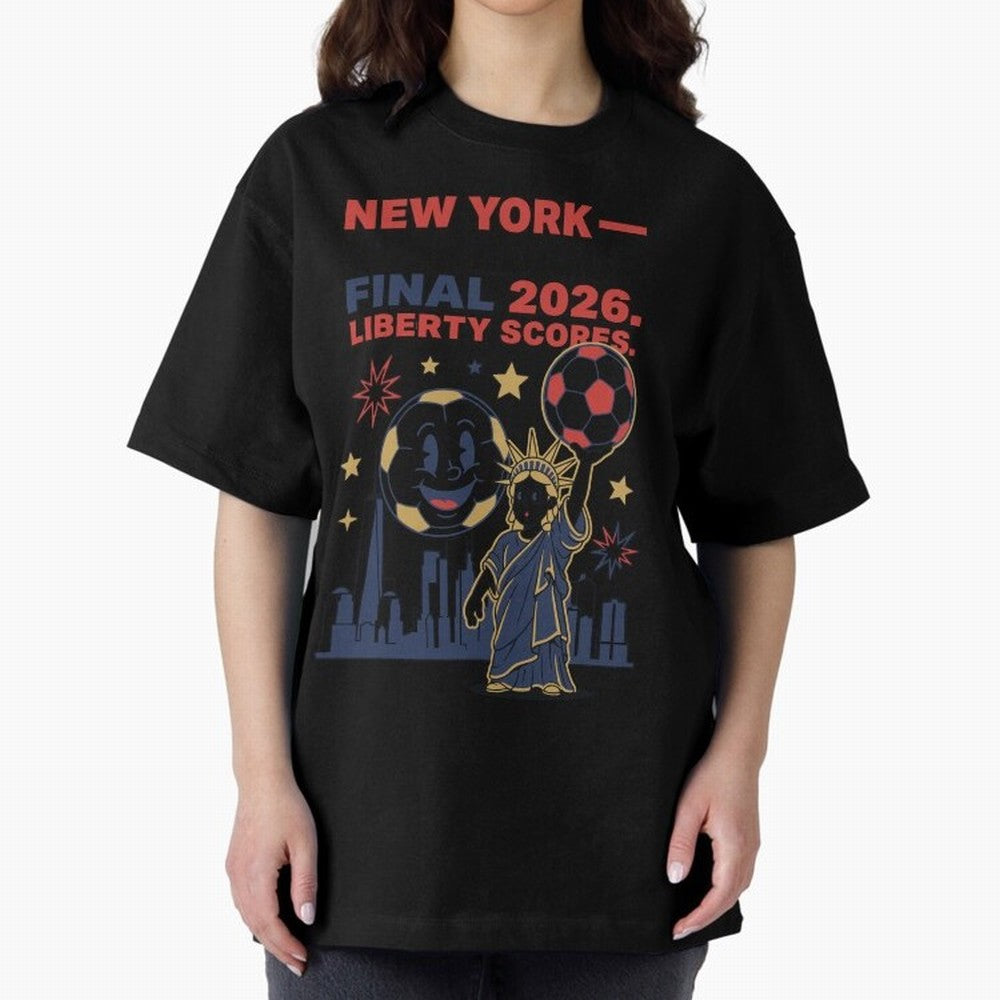 New York World Cup Final 2026 V4 Classic T-Shirt Represent the Passion of Global Football Passion for FIFA World Cup 2026 USA Canada Mexico, Highlighting Neymar, Brazil, Goal Celebration Energy, Supporter Heritage, Football Icons and Worldwide