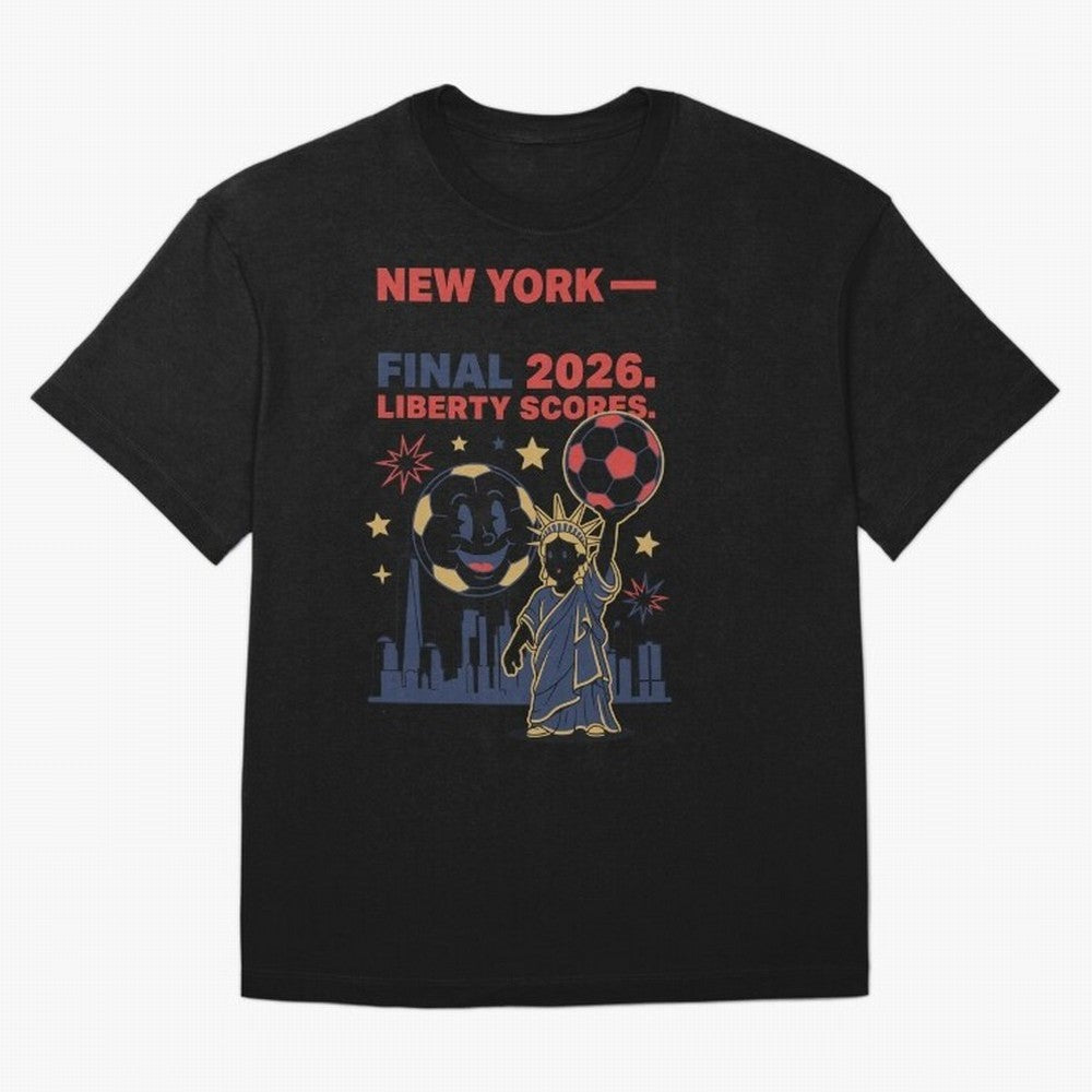 New York World Cup Final 2026 V4 Classic T-Shirt Represent the Passion of Global Football Passion for FIFA World Cup 2026 USA Canada Mexico, Highlighting Neymar, Brazil, Goal Celebration Energy, Supporter Heritage, Football Icons and Worldwide