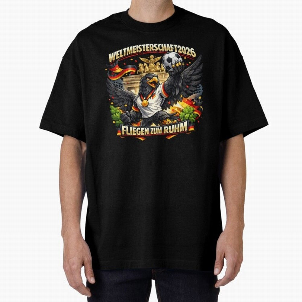 German Eagle World Cup 2026 Football Fan Art Classic T-Shirt Support the Legends of Global Football Passion for FIFA World Cup 2026, Inspired by CR7, Spain, Football Festival Excitement, Trophy Ambitions, Country Rivalries and Star Player Buzz;